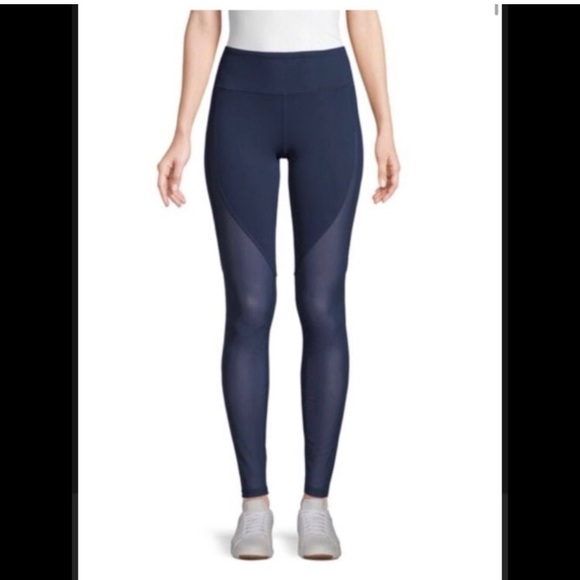 Alo Yoga Show Off Blue Mesh leggings - Picture 2 of 9